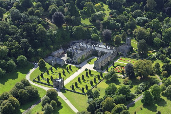 Vista aérea de Lanhydrock <span style='font-size:8px;'>®National Trust Images/John Millar</span>
