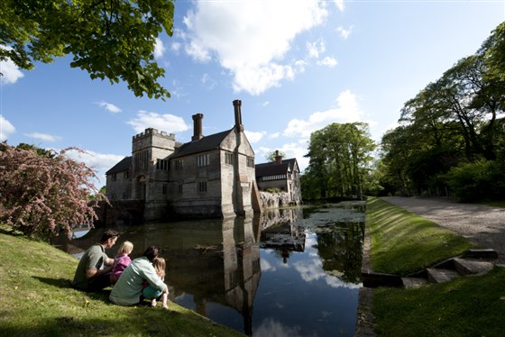 Visitors exploring the garden at Baddesley Clinton, Warwickshire ®National Trust Images/John Millar