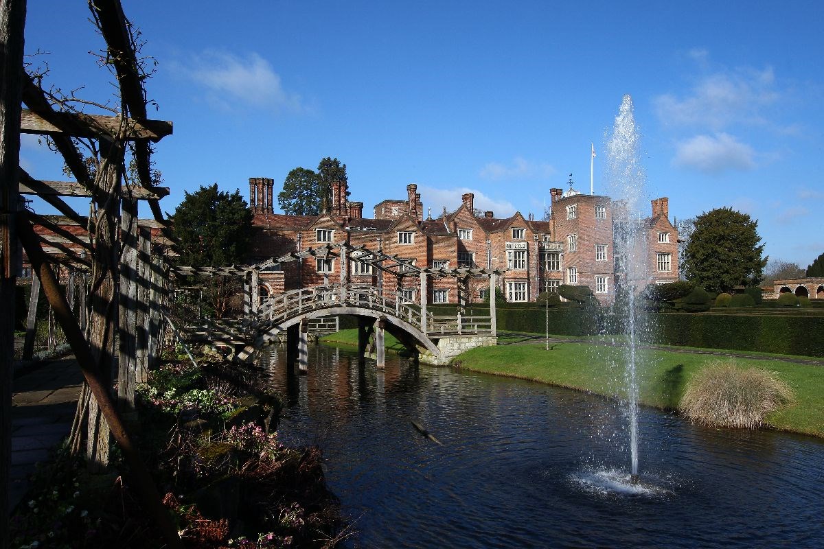 The Rear View of the Hotel over the Fountain