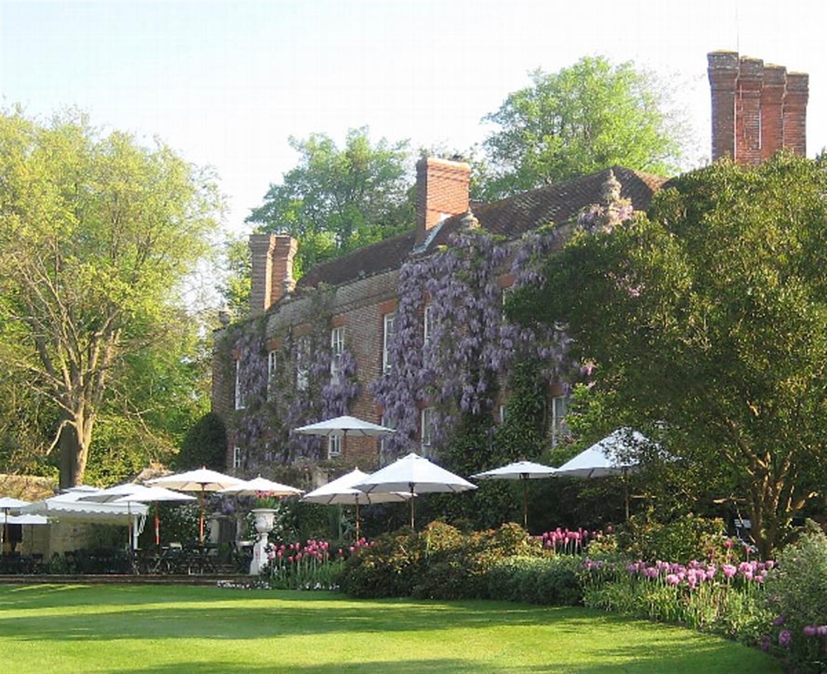 Pashley Manor Gardens Cafe Terrace by Kate Wilson