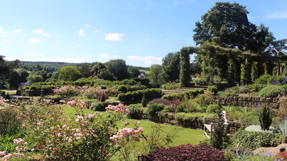 Sunken Garden and Pergola in West Dean Gardens