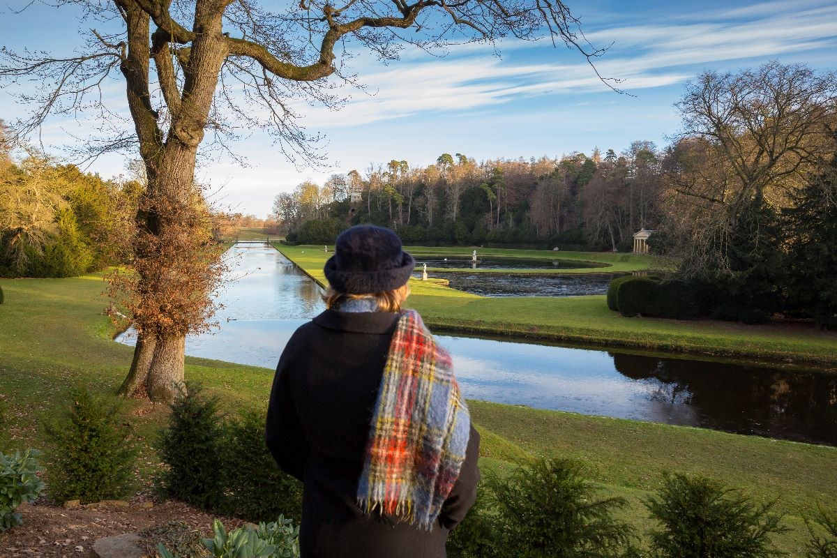 Puedes pasar horas explorando el jardín acuático Studley Royal de North Yorkshire, ¡en todas las estaciones!