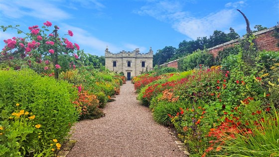 Walled Garden over looking the Head Gardeners House
