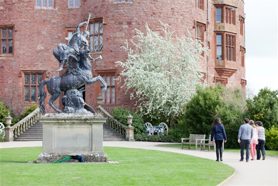 Autumn in the garden at Powis Castle, Welshpool, Powys. ®National Trust Images/Megan Tayl