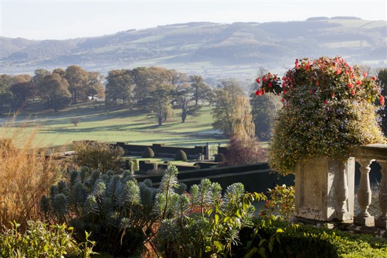 Autumn in the garden at Powis Castle, Welshpool, Powys. ®National Trust Images/Mark Bolton