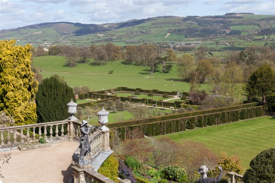 Autumn in the garden at Powis Castle, Welshpool, Powys. ®National Trust Images/Megan Tayl
