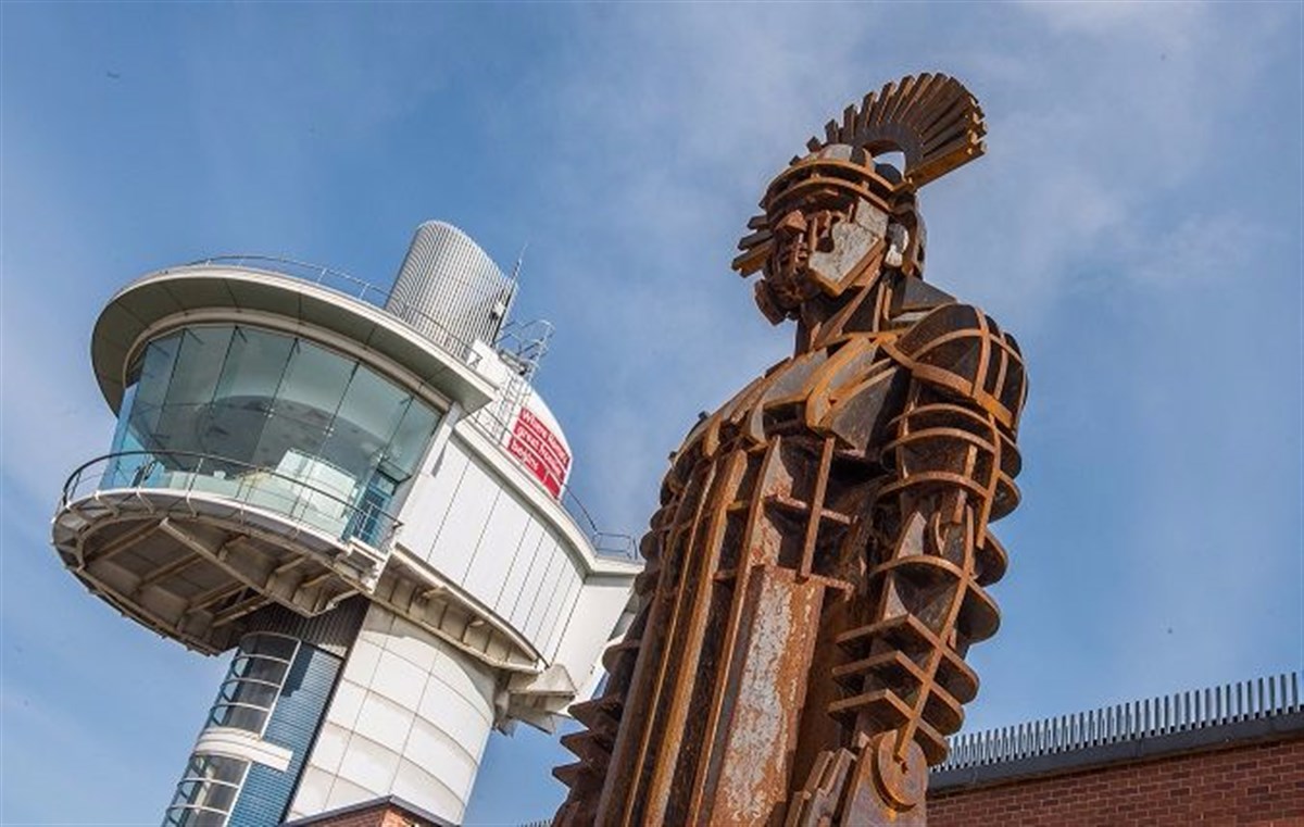 Centurion and Tower, Segedunum Roman Fort