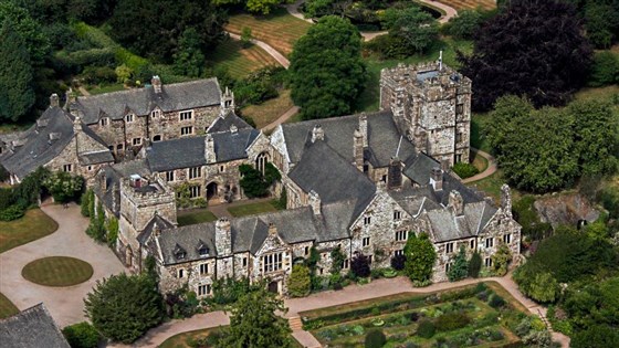 Cotehele from the air