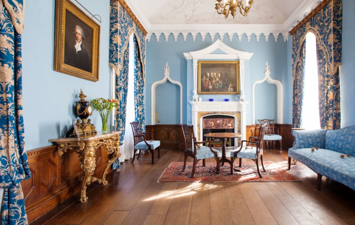 St Michael's Mount Blue Drawing Room