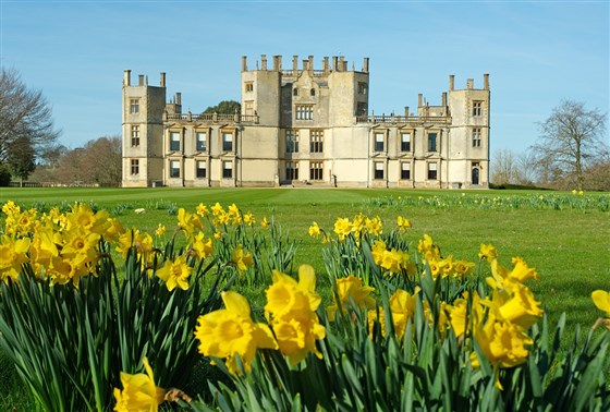 Sherborne Castle in Spring
