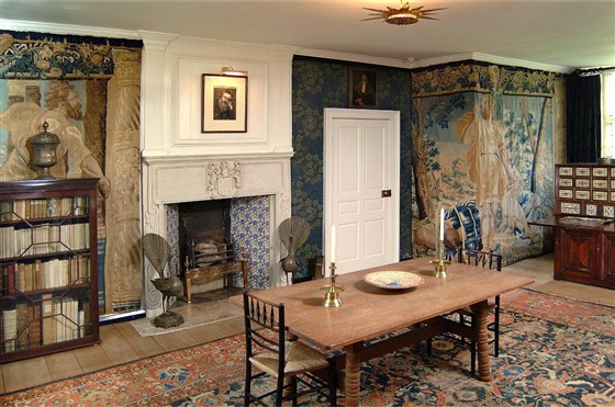 Tapestry Room at Kelmscott Manor