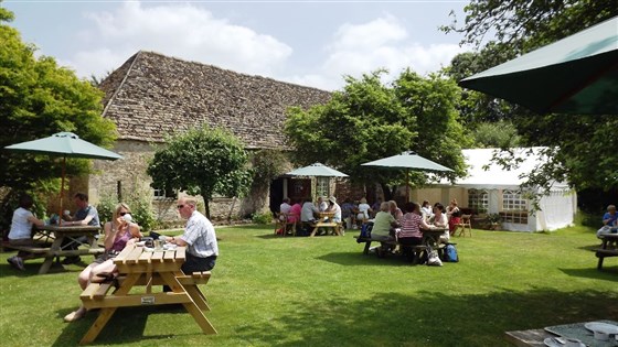 Tea Lawn at Kelmscott Manor