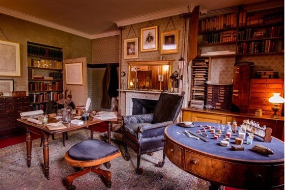 Darwin's Study at the Home of Charles Darwin