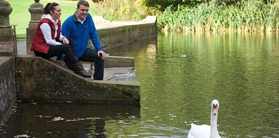 Culzean Castle, Swan Pond <span style='font-size:8px;'> ® The National Trust for Scotland </span>
