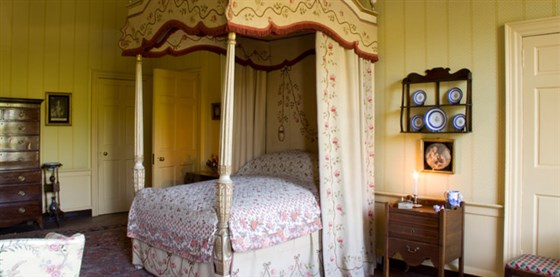 The Grand interior of the Master Bedroom ® The National Trust for Scotland
