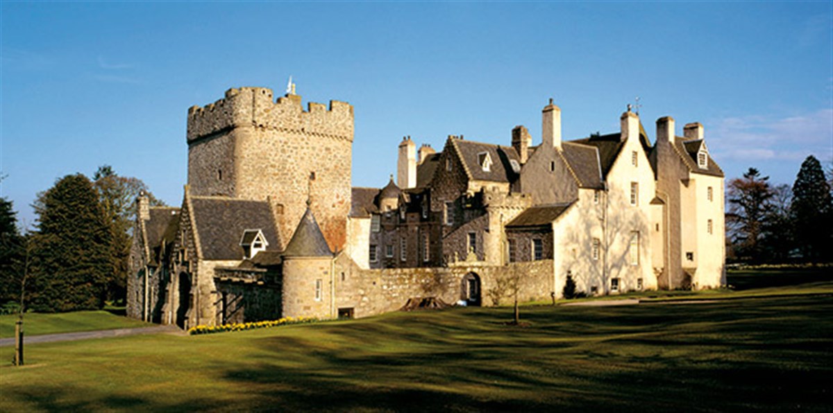 Enjoy the beautiful Gardens at Drum Castle <span style='font-size:8px;'> ® The National Trust for Scotland </span>