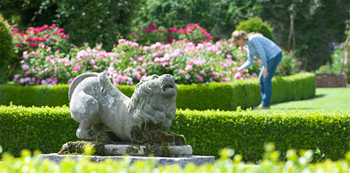 Enjoy the beautiful Gardens at Drum Castle <span style='font-size:8px;'> ® The National Trust for Scotland </span>