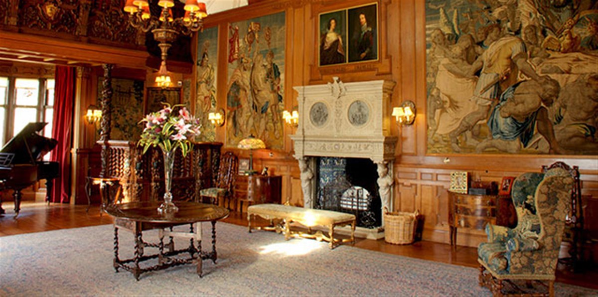 Stunning Interiors at Fyvie Castle  <span style='font-size:8px;'> ®National Trust for Scotland </span>