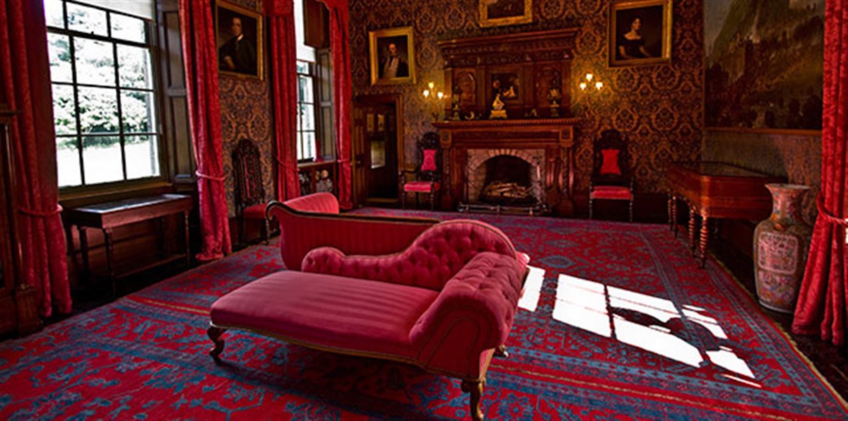 Rich and Vibrant Interuors at Leith Hall <span style='font-size:8px;'> ® The National Trust for Scotland </span>