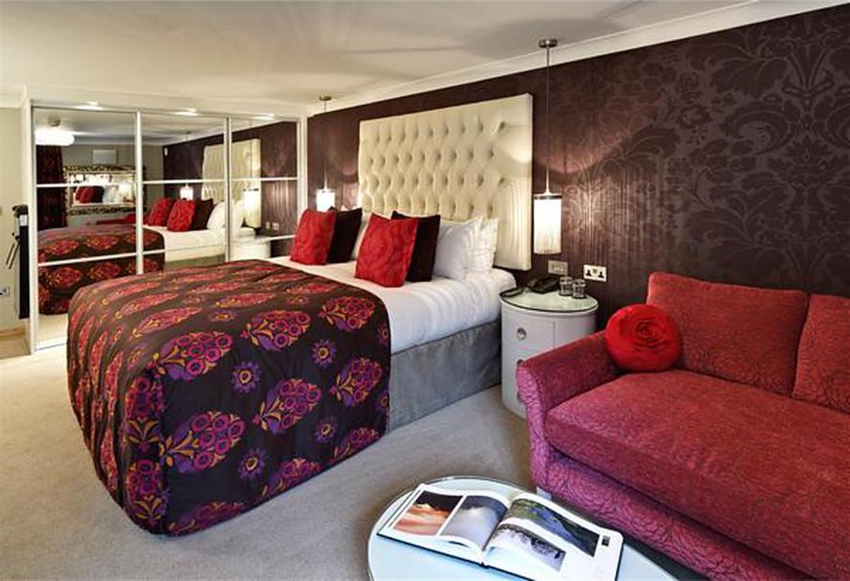 Bedroom in the Coach House Suite