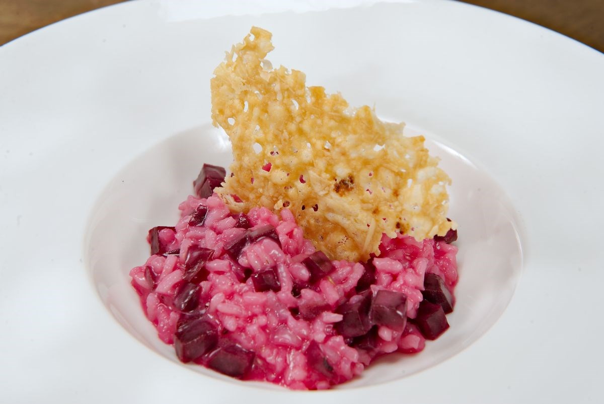 Beetroot and Lavender Risotto