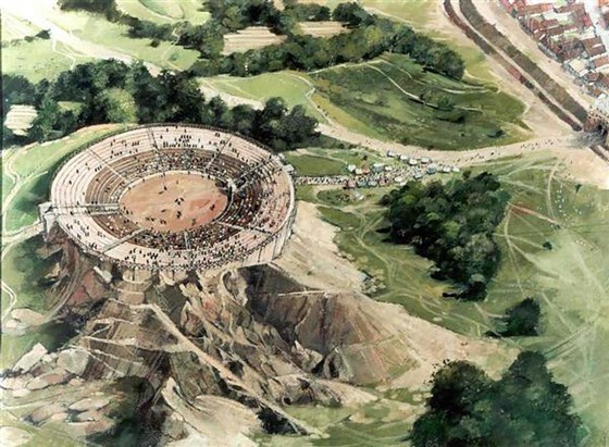 Reconstructed image of Cirenceter Amphetheatre