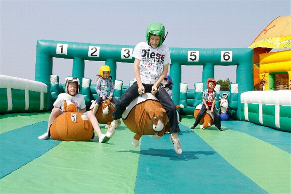 Giant Inflatables at The Rowley Mile