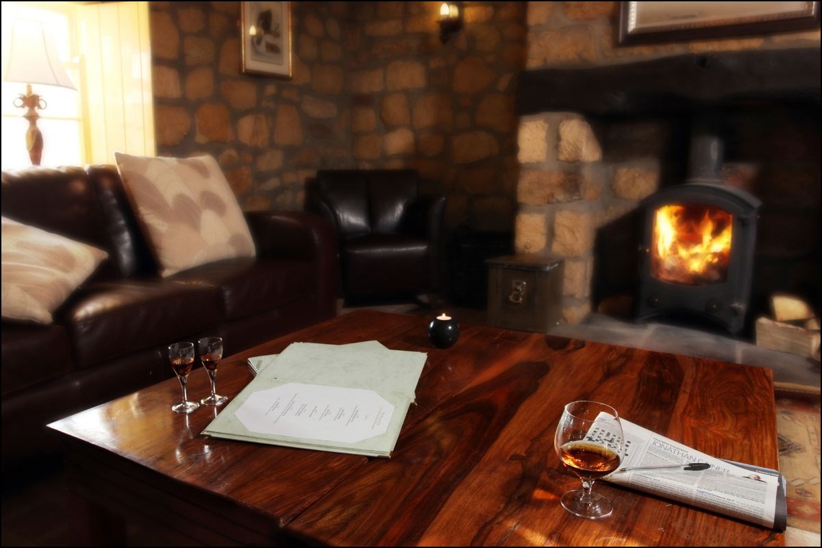 Log fire