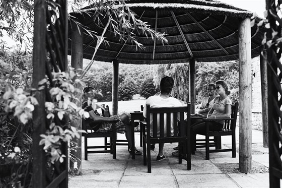 Thatched gazebos