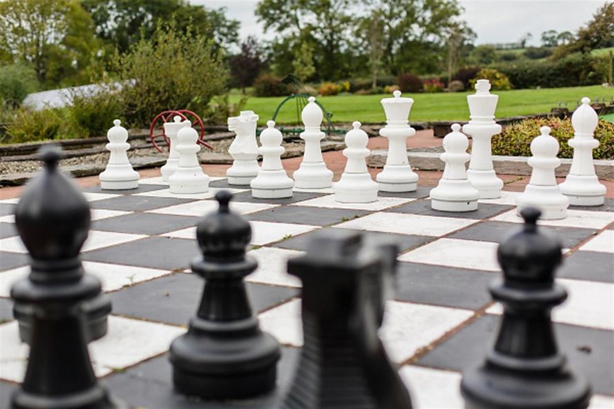 The Chessboard in the garden