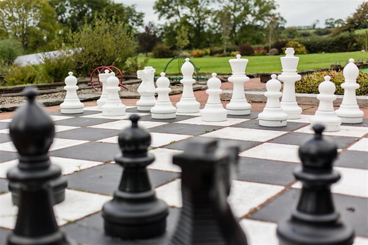The Chessboard in the garden