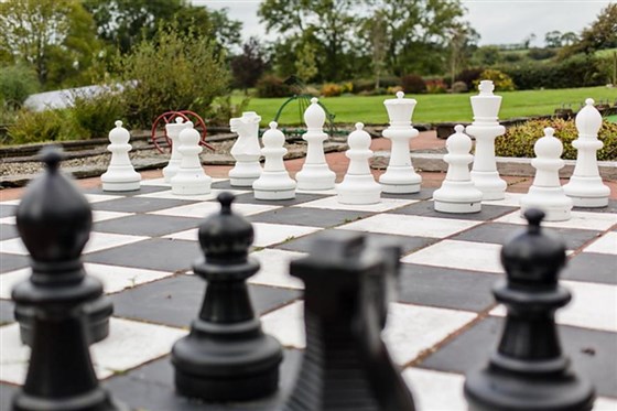The Chessboard in the garden
