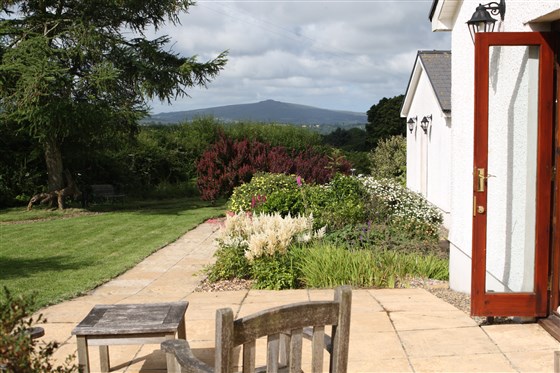 View from outside Carn Menyn bedroom