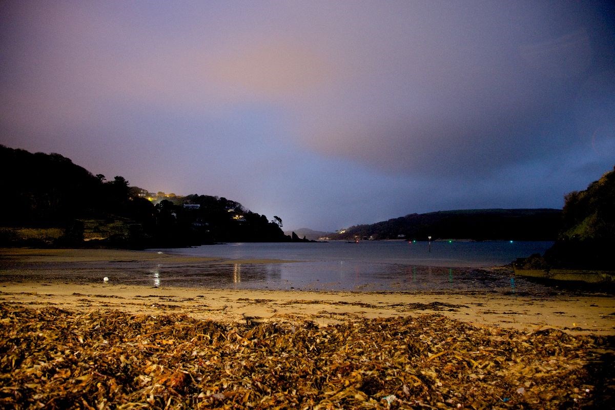 South Sands Beach by Night