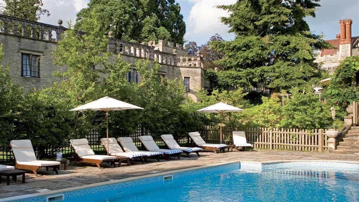 Rhinefield House Hotel outdoor pool