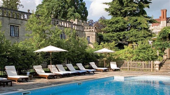 Rhinefield House Hotel outdoor pool