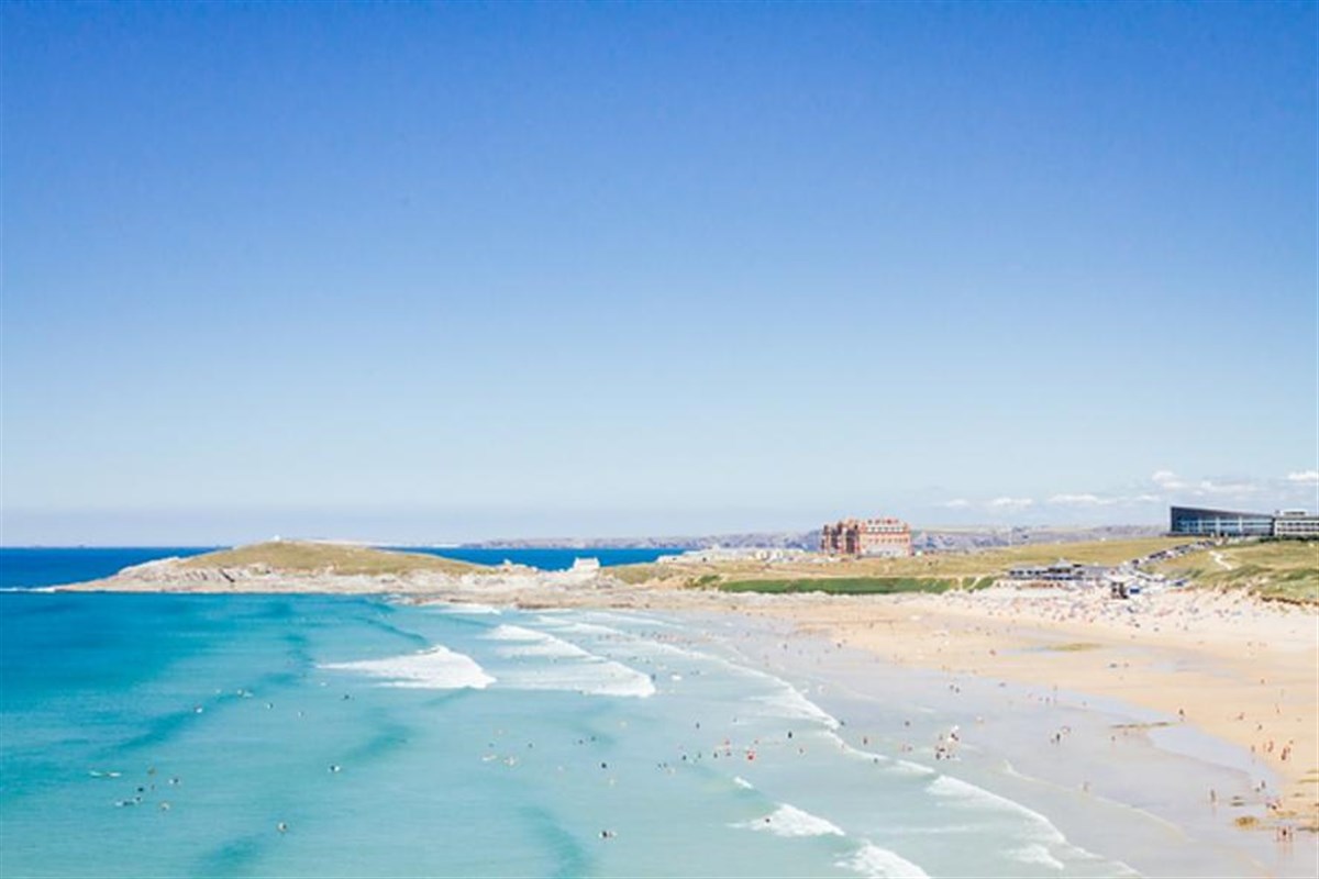 View from Fistral Beach Hotel