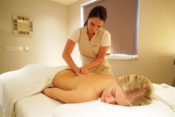 Indulge in a back massage