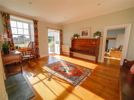 Front Hall leading to Drawing room & Sitting room. 