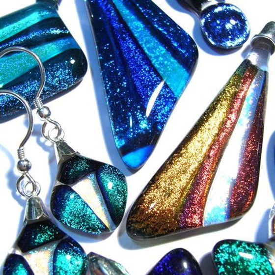 Buy beautifully sparking Dichroic Glass jewellery