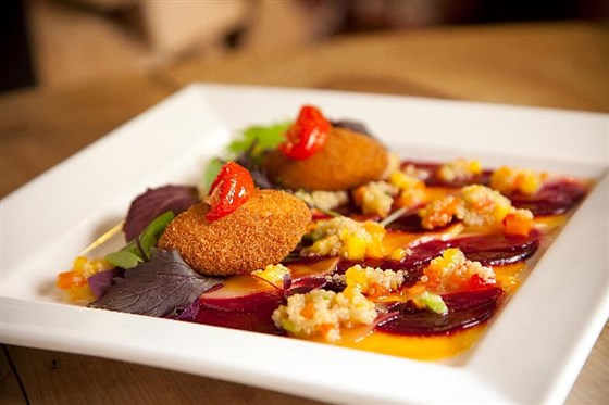 Beetroot with Goats Cheese