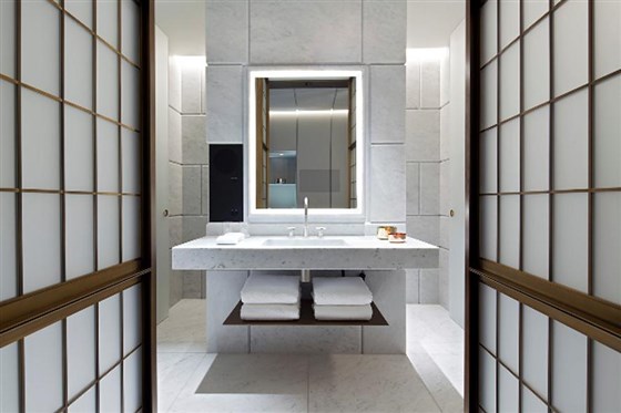 Hotel Cafe Royal - Bagno in marmo di Carrara