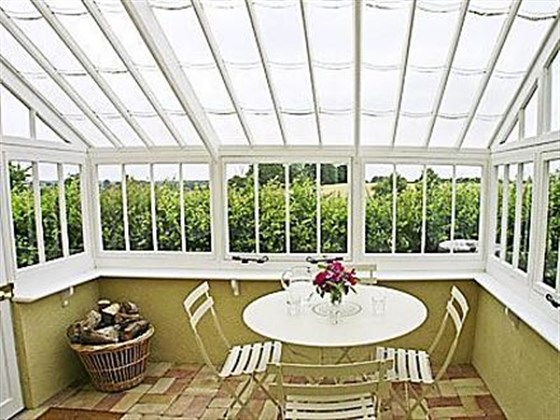 Conservatory providing an additional dining area