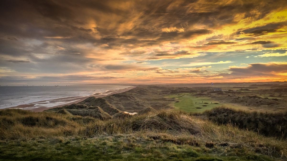 Trump International Golf Links, Scotland at Sunset