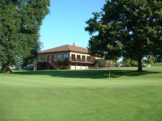 Club house looking over 18th Green
