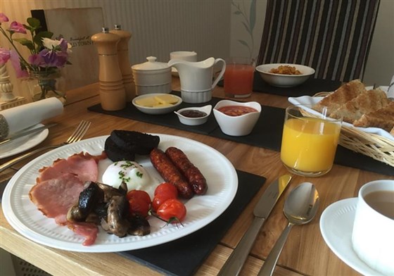 Full Dales Breakfast cooked with locally sourced ingredients