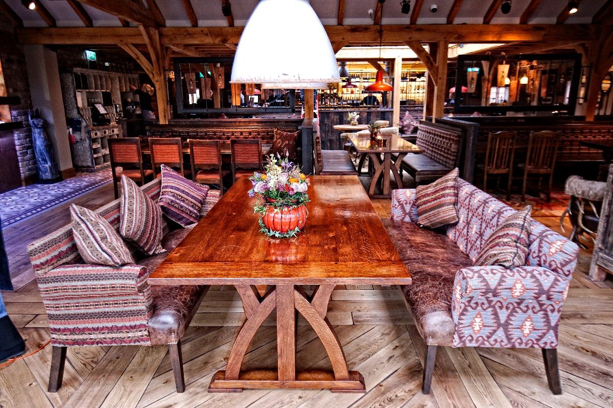 Cosy gastropub interior