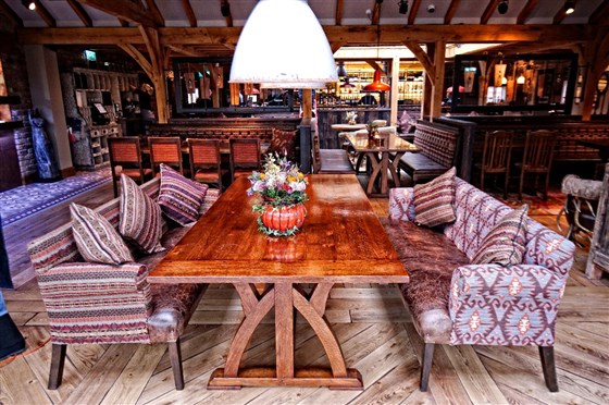 Cosy gastropub interior