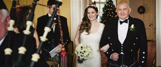 Wedding arrival