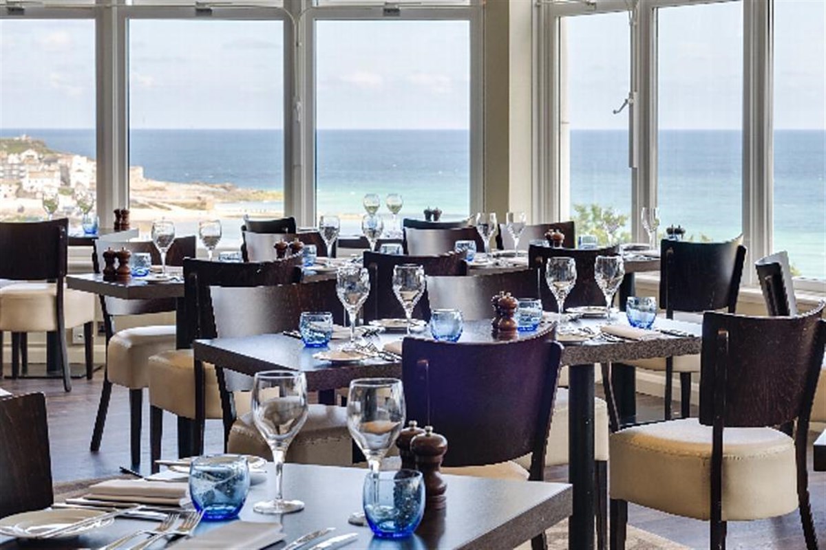 The Terrace Restaurant at St Ives Harbour Hotel
